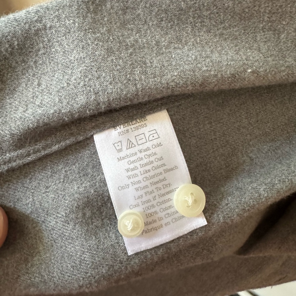 Everlane Flannel Cotton Button-up Shirt - Picture 4 of 5